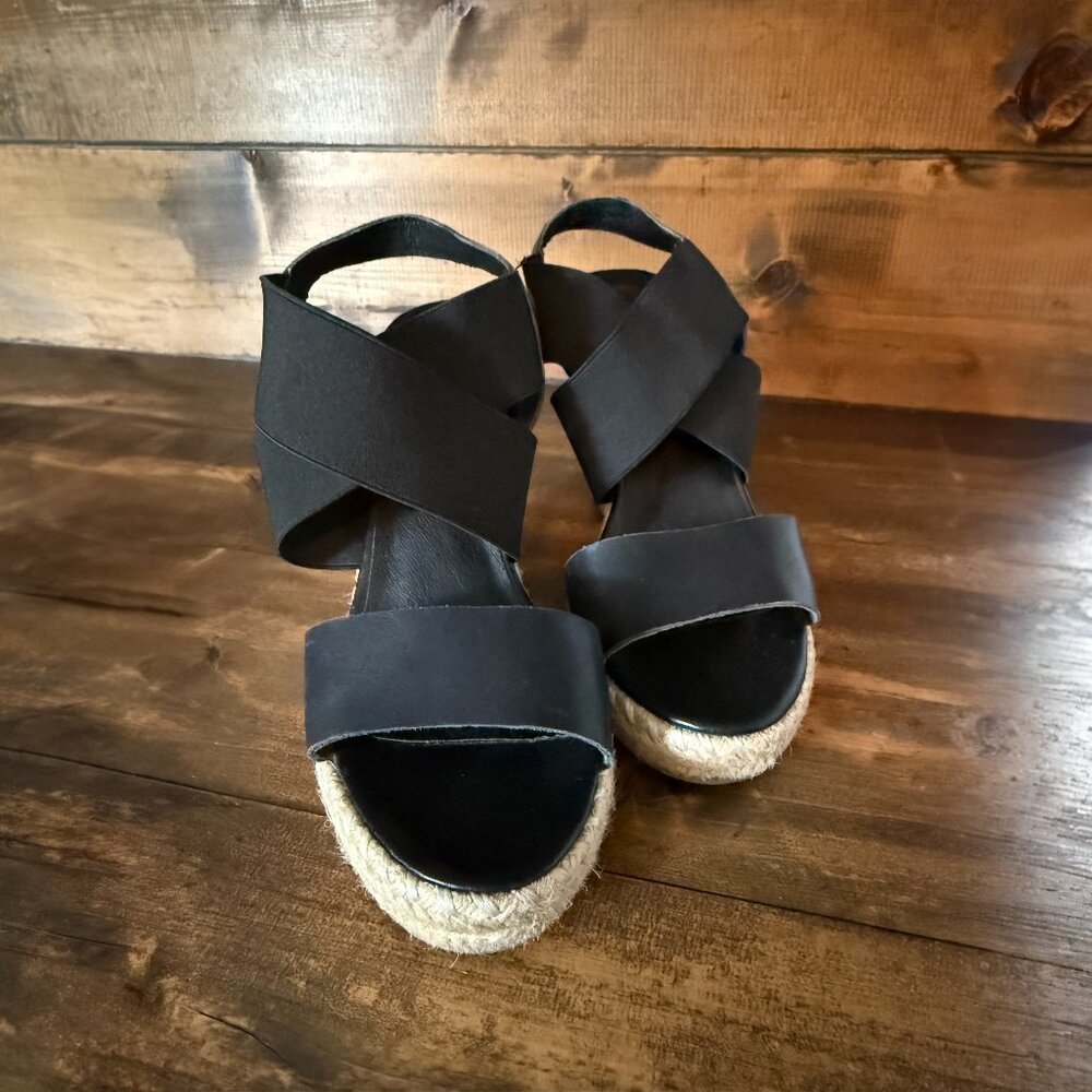 Hibou Espadrilles, Black, Size 6